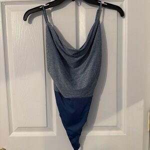 Sparkly Blue Bodysuit